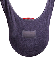 Serviette de bowling en microfibre Technique tissée à motif de sport de couleur unie pour polir la boule de bowling Shammy pour adultes