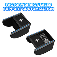 Organizador de almacenamiento para consola central con portavasos para JF5 JF6 2020-2023, accesorios interiores para coche