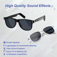 Lunettes de soleil Bluetooth Lunettes de soleil intelligentes Microphone intégré Haut-parleurs Oreille ouverte Lunettes audio intelligentes pour adultes