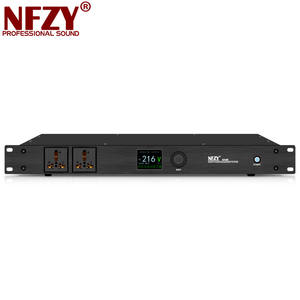 NFZYS-108 금속 전원 공급 장치 시퀀서 10 방향 LCD 디지털 전원 관리 필터 보호 지능형 타이머 AC 220-240V MIDI - Product Image 6