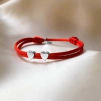 Bracelet en acier inoxydable plaqué or 18 carats PVD avec breloque étoile et lune, cordon en soie, résistant à l'eau et au ternissement, bijoux personnalisables DIY