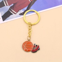 Porte-clés en alliage sur le thème du sport, pendentifs de sac pour fans de football, basketball, tennis, volleyball, marque OEM Yiwu pour la Journée sportive scolaire