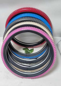 JQ535 Perles de silicone colorées <span class=keywords><strong>Couvre</strong></span> <span class=keywords><strong>volant</strong></span> 15 pouces/38 <span class=keywords><strong>CM</strong></span> <span class=keywords><strong>Couvre</strong></span> <span class=keywords><strong>volant</strong></span> universel - Product Image 5