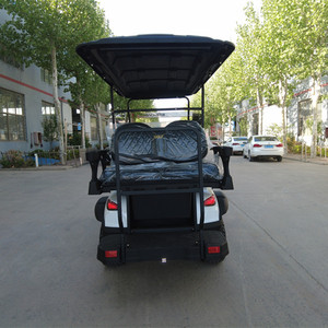 Chariot de golf électrique 4 6 places de voiture de club juridique de rue tout-terrain avec la batterie au plomb - Product Image 6