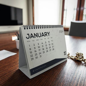 ปฏิทินตั้งโต๊ะพิมพ์ออฟเซ็ตสำหรับอุตสาหกรรมการเกษตรและเสื้อผ้า/ของขวัญ ทำจากวัสดุ PP - Product Image 3