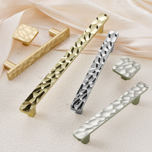 Zinc Alloy Cabinet Wardrobe <b>Door</b> Drawer Handles-Modern Europe Simple Design Durable Kitchen & Bedroom Use - Product Image 5