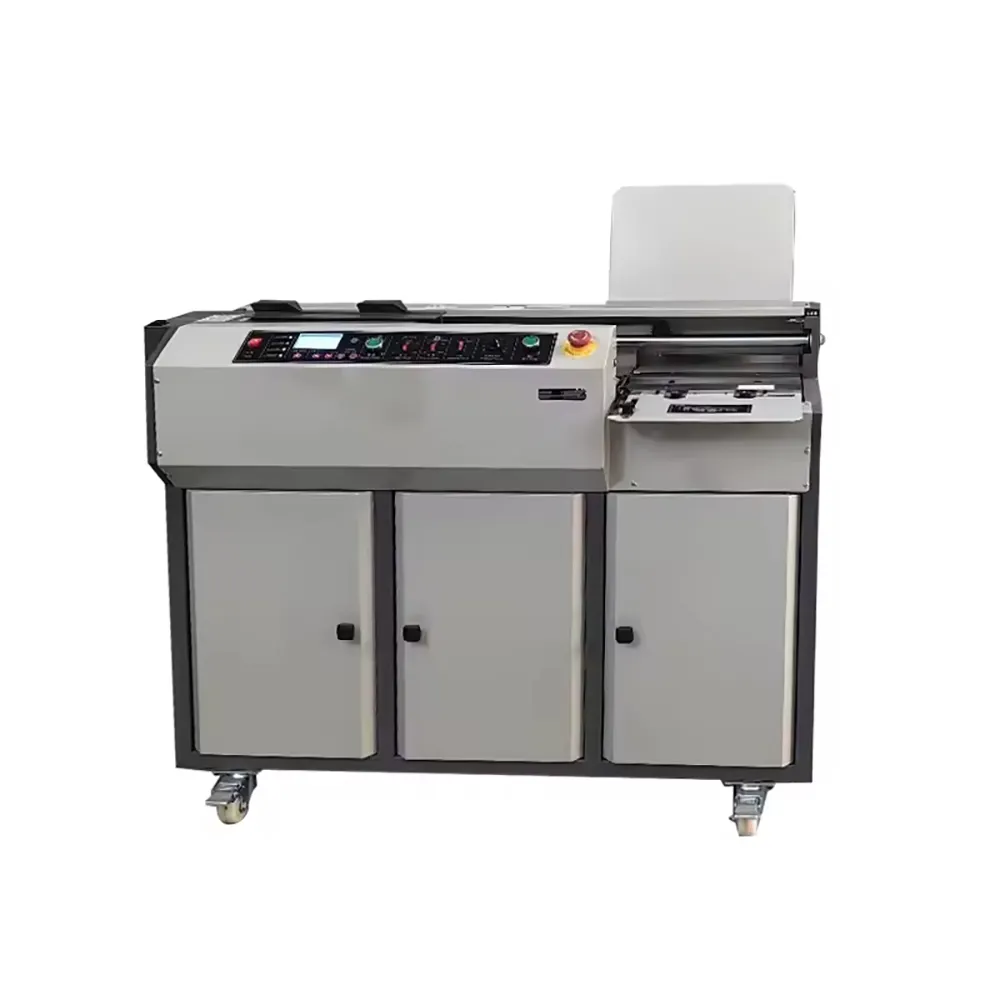 A600F מכונת כריכת ספרים אוטומטית באיכות גבוהה מכונת כריכת ספרים דבק חם נמס מכונת כריכת ספרים מקצועית