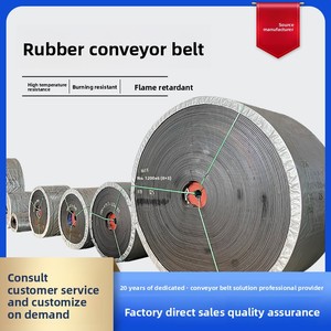 Nhà máy trực tiếp cung cấp tùy chỉnh dây thép đen lõi nâng băng tải đai cao su tùy chỉnh - Product Image 4