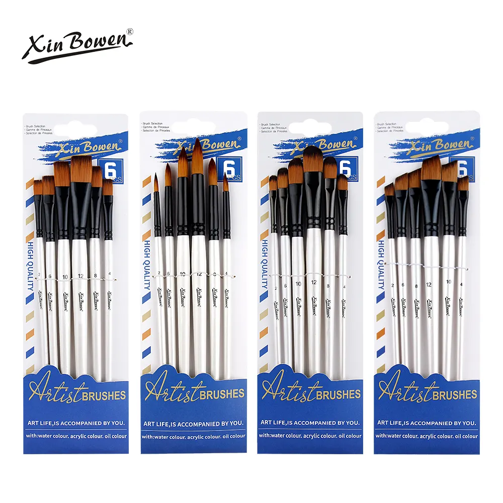 Xin Bowen Professional Art Pinsel Set Aquarell, Acryl & Ölgemälde Malpin sel Künstler Pinsel Set