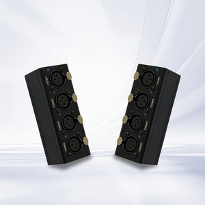 Contrôleur d'éclairage Ethernet ArtNet DMX512 RDM <span class=keywords><strong>Interface</strong></span> 4 Universe 2048 pour le contrôle de l'éclairage DJ Stage Disco Party Wedding - Product Image 1