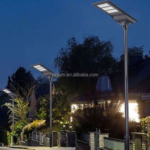 Lampadaire solaire LED tout-en-un en aluminium 60W 80W avec capteur, télécommande, étanche IP65, batterie LiFePO4 et garantie de 5 ans - Product Image 5