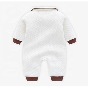 Pijamas Unisex Estilo Europeo y Americano, de Algodón Puro y Spandex, con Cierre de Botones, <span class=keywords><strong>para</strong></span> Bebés <span class=keywords><strong>Recién</strong></span> <span class=keywords><strong>Nacidos</strong></span>, <span class=keywords><strong>Ropa</strong></span> de Invierno <span class=keywords><strong>para</strong></span> Gatear - Product Image 2