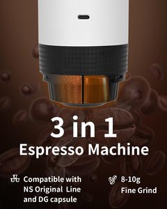 Nueva Cafetera Espresso Eléctrica Portátil, Funciona con Batería, Compatible con Cápsulas, Compacta para el Hogar, Auto, Viajes, Oficina y Camping - Product Image 5