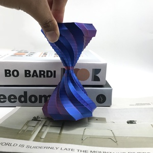 Juguete de descompresión espiral de escritorio mágico con tornillo de mango de torre de rábano de doble capa, impreso en 3D transfronterizo, para jóvenes, de gran venta - Product Image 2