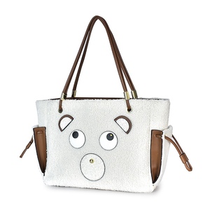 Borsa Tote in Velluto Peluche, Borsa a Tracolla Grande da Viaggio per Donna, Borsa a Tracolla Capiente per Esterni <span class=keywords><strong>2274</strong></span> - Product Image 2
