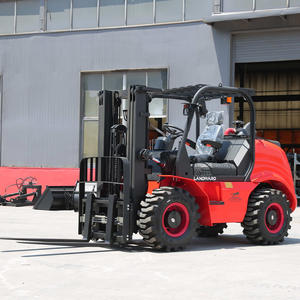 Gran oferta, carretilla elevadora diésel de 4 ruedas, todoterreno carretilla elevadora de 3,5 toneladas, nueva carretilla elevadora personalizada para uso al aire libre con motor EPA Euro 5 - Product Image 2