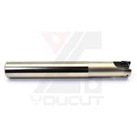 Porte-outil de fraisage à alimentation élevée série R390 C15/16-2T, porte-outil CNC à 2 cannelures pour plaquettes R390 11T3 pour centre d'usinage