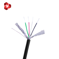 Câble électrique RVVP à double blindage 5, 7 ou 8 conducteurs pour la transmission de signal
