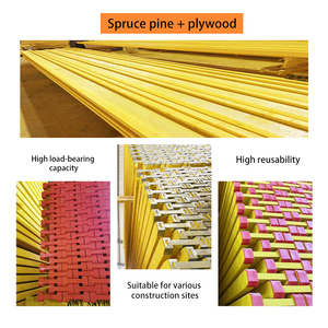 Poutre en bois H20 de 5000 mm de longueur pour coffrage en contreplaqué de béton, pour la construction de dalles en béton - Product Image 2
