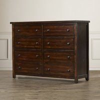 Ensemble de chambre à coucher configurable Standard Shiyi Hollister avec commode de chevet-Style intemporel et appel rustique en bois MDF