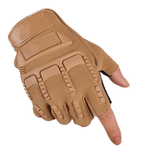Guantes Tácticos DF de Microfibra de Medio Dedo para Deportes al Aire Libre, Camping, Tiro, Senderismo, Guantes de Motocicleta con Nudillos Duros de Goma - Product Image 4
