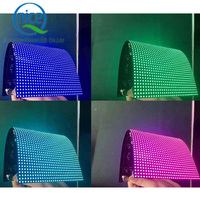 P0.9 P1.2 P1.5 P1.8 P2 P2.5 P3 P4 Módulo LED suave para interiores Panel LED flexible curvado Pantalla LED en forma de arco Pantalla cilíndrica
