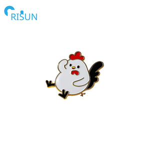 Al por mayor, popular pin de solapa de esmalte (suave y duro) con diseño de pollo lindo, logotipo personalizado, animales, mamá de <span class=keywords><strong>gallinas</strong></span> <span class=keywords><strong>Silkie</strong></span>, granjero, broche, regalos - Product Image 5