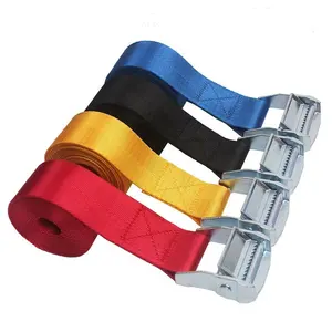 1PCS - 25mm Ratchet Beehive Strap , Cargo binding tensioner, Zinc alloy buckle, Luggage binding belt