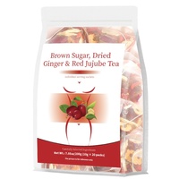 Tisane aux herbes, sucre roux, gingembre, jujube, longane, goji, rose – Sachet de mélange chaud et nourrissant – Boisson naturelle pour le bien-être féminin – Vente en gros OEM