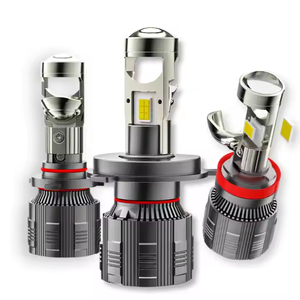 T8 siêu sáng <span class=keywords><strong>Led</strong></span> Đèn Pha Bóng đèn mini ống kính máy chiếu 40 Wát 9005 9006 H11 H7 H4 công suất cao 3500lm 6500K đèn pha - Product Image 6