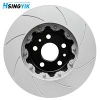 Disque de frein avant en aluminium 2 pièces G6500 6020016468 320x28mm argenté avec garantie 1 an pour Renault Alpine A110 II 1.8