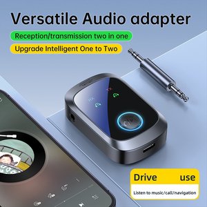 Nouvel adaptateur audio sans fil 2-en-1 pour récepteur et émetteur 5.4, double flux HIFI stéréo, musique, micro AUX 3,5 mm HD C86S Hybride - Product Image 3