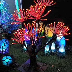 Personalizado LED al aire libre a prueba de lluvia <span class=keywords><strong>Avatar</strong></span> nueve colas zorro crisantemo árbol luces decorativas para <span class=keywords><strong>paisaje</strong></span> Puntos escénicos - Product Image 5