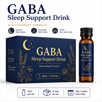 Boisson relaxante nocturne GABA 30 ml, complément liquide, boisson relaxante nocturne aux ingrédients à base de plantes
