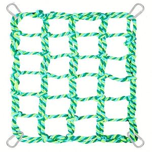 Hamac coloré tressé pour perroquet, jouet d'escalade pour oiseaux - Product Image 4