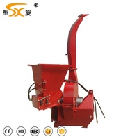 BX92R PTO Traktor Mesin Pemotong Kayu Kayu Chipper Kayu Crusher