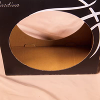 Revêtement UV personnalisé gaufrage imprimé ondulé basket-ball sphère enveloppe en papier boîte d'emballage pliable