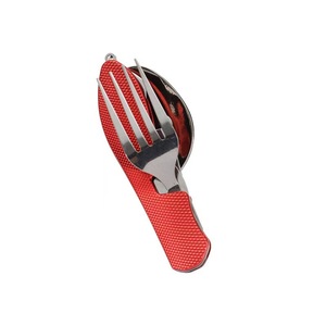 Couteaux pliants multifonctionnels d'extérieur Fourchettes Ustensiles de camping Fourchettes portables et détachables Cuillères Couteaux à fruits Couteaux suisses - Product Image 5