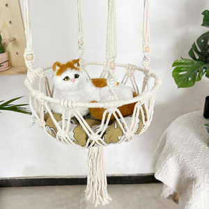 Nouvelle Promotion grand nid de chat tissé à la main lit décoratif pour animaux de compagnie maison de chat faite à la main pour un sommeil confortable - Product Image 3