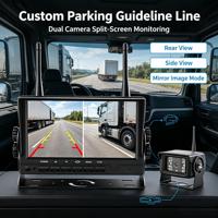 Venta al por mayor de fábrica: Sistema de monitorización de coche con visión nocturna HD de 7-10 pulgadas, 2.4G, IP68, impermeable, 720P/1080P, inalámbrico WIFI para marcha atrás