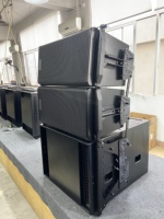 GEO 1210l Line Array Sound System PA Audio Passivement Amplified Outdoor Bass Loud speakers Stages Outdoor Use Wooden profecional
