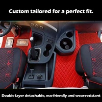 Tapis de sol pour camion en cuir XPE 7D 9D à double couche, couvrant entièrement l'espace, sur mesure, imperméables, antidérapants, avec options de couleurs personnalisées
