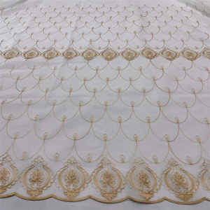 Tela de gasa <span class=keywords><strong>Granada</strong></span> para sala de estar, bordado de hilo Chan de diseño de moda para <span class=keywords><strong>cortinas</strong></span>, gran oferta, CC-23-239 - Product Image 5