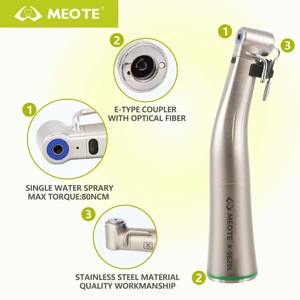 Nha khoa cấy ghép sợi quang/<span class=keywords><strong>LED</strong></span> giảm 20:1 Contra góc tay khoan nha khoa tốc độ thấp tay khoan - Product Image 4