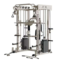 Nueva Máquina Multifunción de Potencia con Cable para Ejercicios de Cross-Training, Rack de Sentadillas de Acero, Banco de Press, Rack de Gantry, Entrenador de Gimnasio, Máquina Smith
