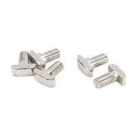 M2 M4 M7 M8 M11 A2 A4 Stainless Steel T Shaped Bolt Hammer-Head T-Bolt Fasteners Plain Finish Din186 DIN787 Compliant