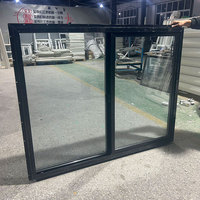 Ventanas corredizas de aluminio modernas de tamaño personalizado Malla de seguridad horizontal Insonorizadas Impacto de huracán Laminado Exterior Hoteles