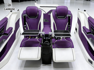 Kit d'aménagement intérieur pour véhicule commercial CARRDIE, panneaux latéraux, <span class=keywords><strong>2</strong></span> sièges <span class=keywords><strong>Aero</strong></span>, système de contrôle tactile en cuir, personnalisable - Product Image 4