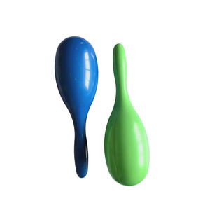 Wholesale Kid Plastic Maracas Shaker Hand Rattle Percussion <b>Musical</b> <b>Instrument</b> Educational Toy for Listen Training Toy - Product Image 3