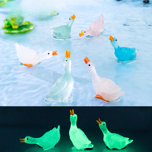 Piccolo ornamento da scrivania con decorazione da giardino con bambola luminosa carina creativa con Micro-paesaggio personalizzato - Product Image 5